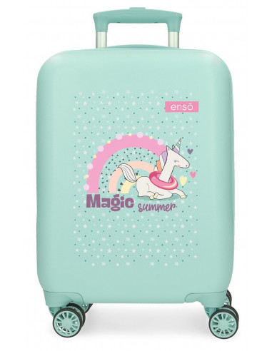 TROLLEY ABS 50CM.4R.ENSO MAGIC SUMMER TURQUESA